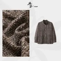 麻享【赋星辰·羊毛呢外套】静奢小香风珠片花纱流苏西装FSY51201