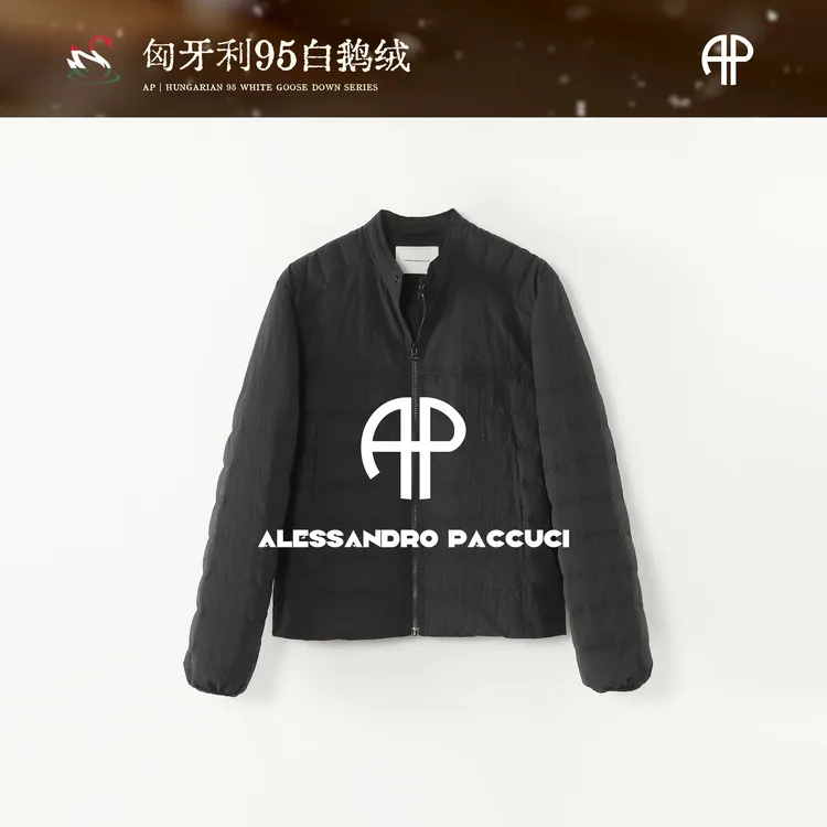 AP洛哥54001RR【玄羽】匈牙利进口95白鹅绒轻薄时尚休闲羽绒服 冬