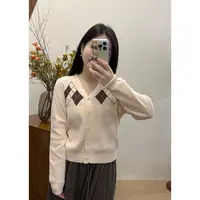 小个子女V领毛针织衫甜美时尚毛衣学院风长袖秋冬季打底针织衫