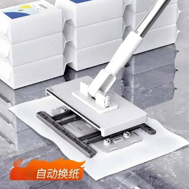 自动夹布拖把家用方便实用卡扣多功能拖把除尘家用便捷方便免手洗