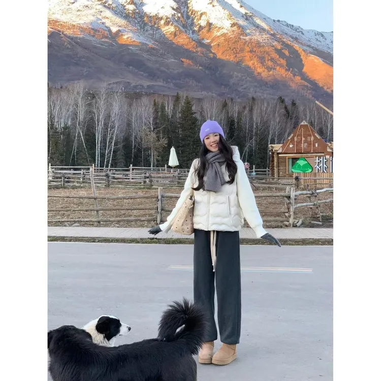 【冬季保命裤】 加长超级厚零下可穿一体绒保暖束脚抽绳休闲裤25301