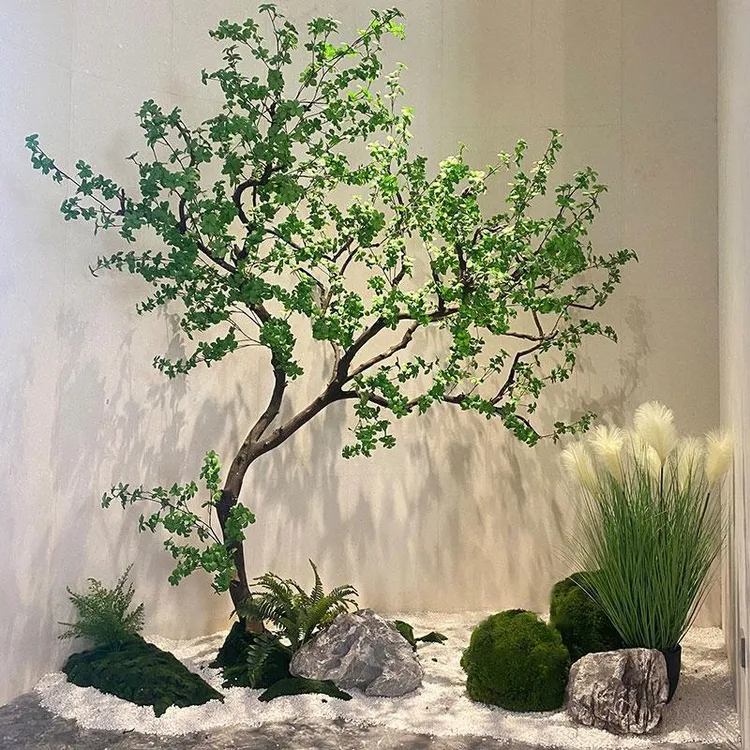 大型马醉木网红室内橱窗装饰吊钟树假树绿植落地景观造景摆件
