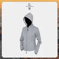 9月23日10:00新品 FORNI 拉夫毛衣 定纺羊毛纱绞花连帽针织毛衣