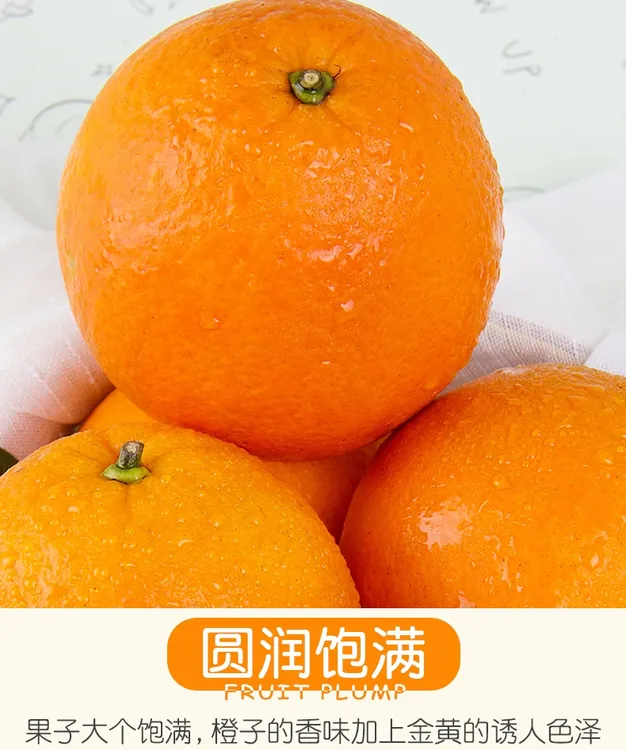 江西赣南早脐橙橙子之王新鲜水果孕妈妈！老人小孩经喜欢吃的水果