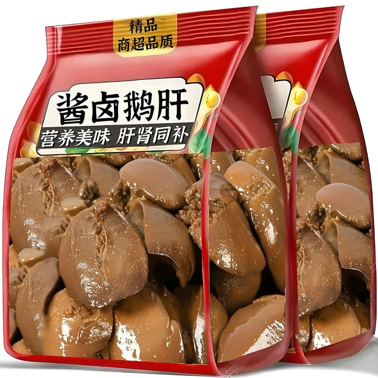 大袋法式鹅肝酱鹅肝独立包装香辣味辣味零食小吃即食健康零食卤味