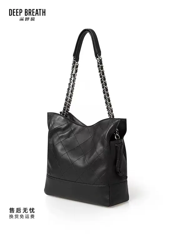 当季新款女士包柔软羊皮菱格福袋小香单肩通勤手提流浪包轻奢