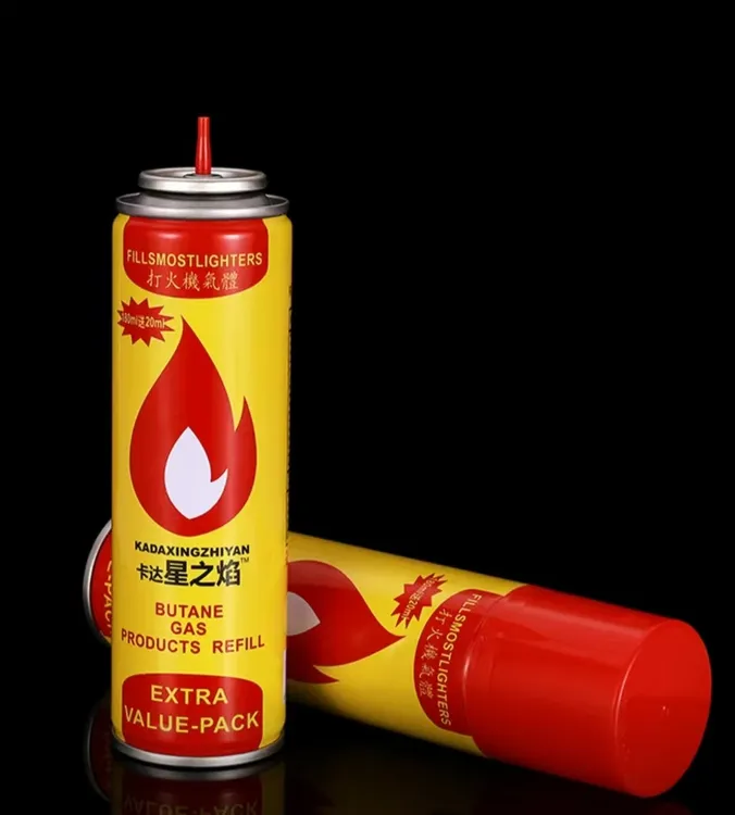 原厂高纯度加大款打火机气体通用型丁烷火机专用便携式充气补气液