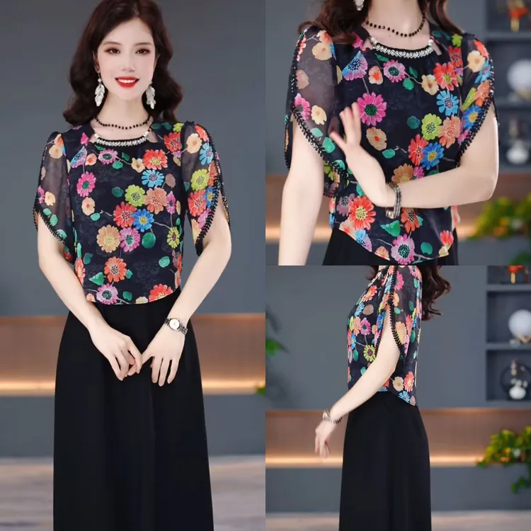 夏季新款连衣裙2025新款显瘦修身收腰韩版气质遮肚裙子YX25Y1667