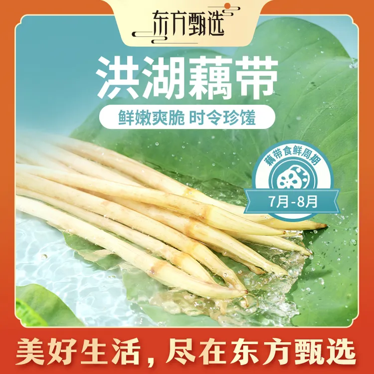 东方甄选自营洪湖特产藕带新鲜现挖脆嫩酸辣泡椒藕尖农家凉拌菜