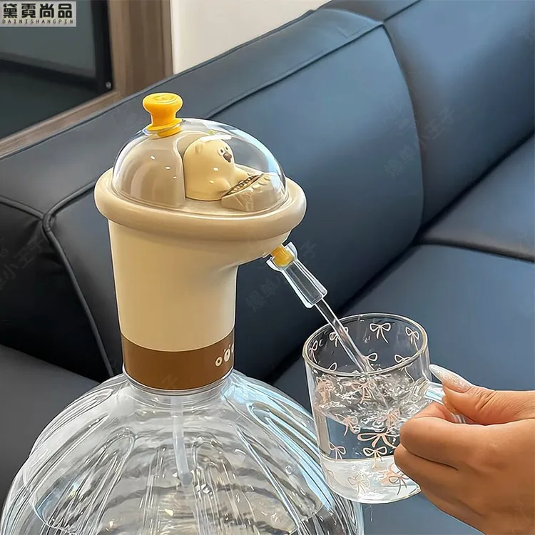 桶装水抽水器吸水新款电动纯净水桶压水器出水量大家用桌面式