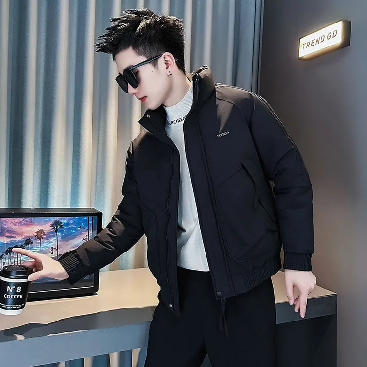 棉服男款冬季2025新款爆款立领棉衣外套冬天男士外衣加厚保暖棉袄