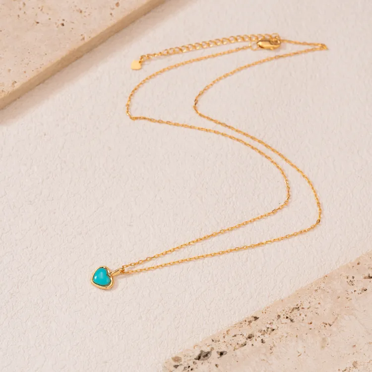 【心成】绿松石项链（天然珠宝多样性发其一）