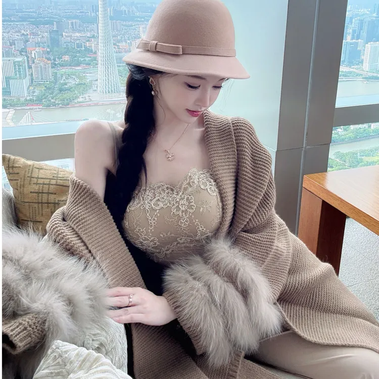 小岚同学「名伶千金」气质网红轻奢法式百搭时尚显瘦小众设计感外套