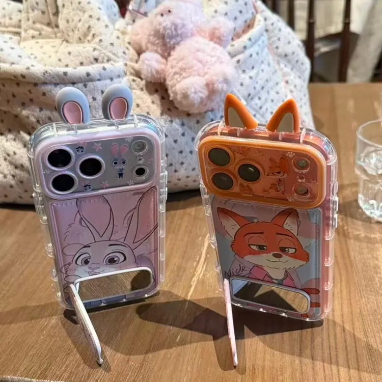 创意可爱卡通疯狂动物城适用苹果17promax手机壳16保护套防摔1514