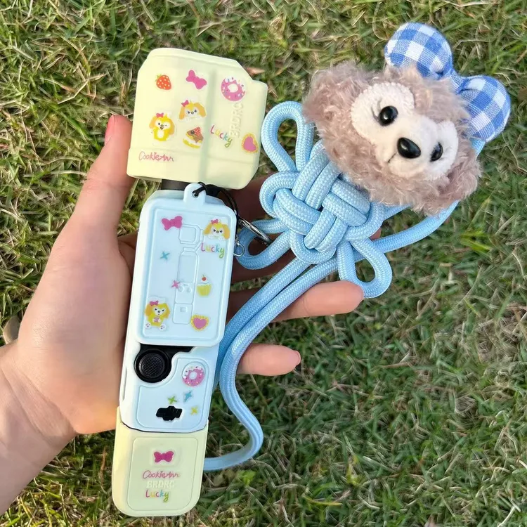 大疆pocket3硅胶保护套镜头盖可爱软胶运动口袋相机配件保护硅胶