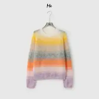 ME【梵高艺术衫】绵羊毛马海毛混纺艺术渐变时尚针织毛衣MESA2661