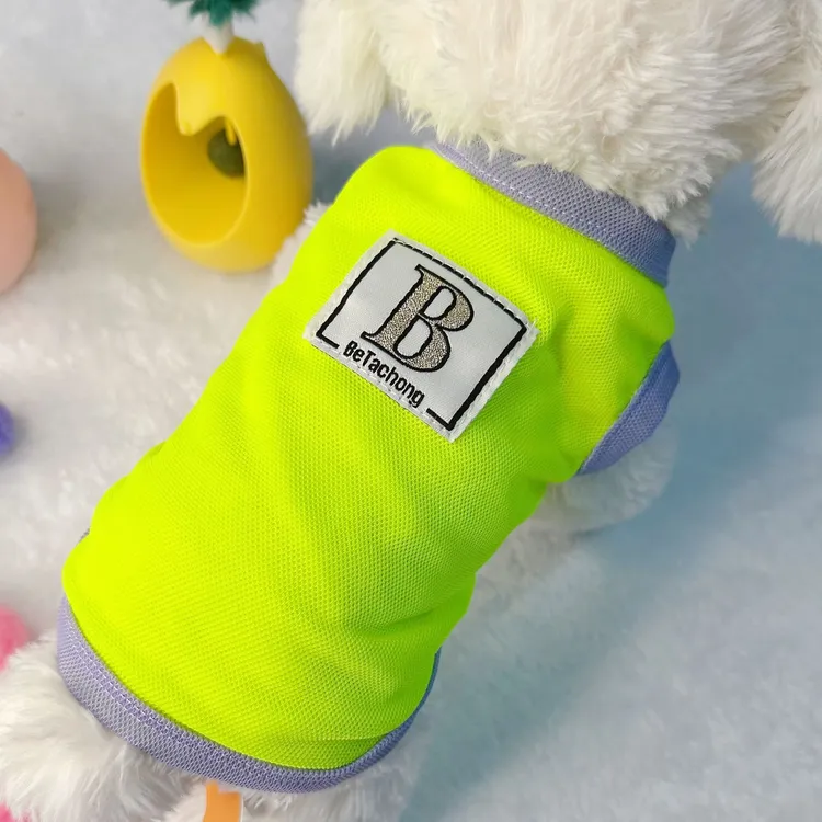 小狗狗猫咪衣服秋夏薄款熊法斗网红宠物基泰迪博美小型幼犬背心