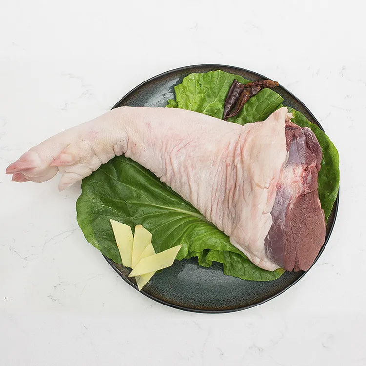 F高山农家杂草粮食喂养新鲜土猪肉猪脚（现称）