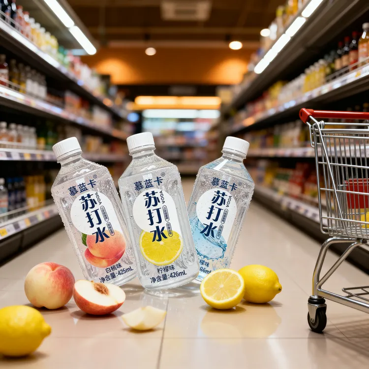 慕蓝卡 苏打水白桃味饮料 火锅必备 解腻解辣 好喝实惠囤货优选
