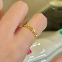 铜合金戒指 极光爆闪碎冰冰戒指情侣对戒男女同款精致高级感0313