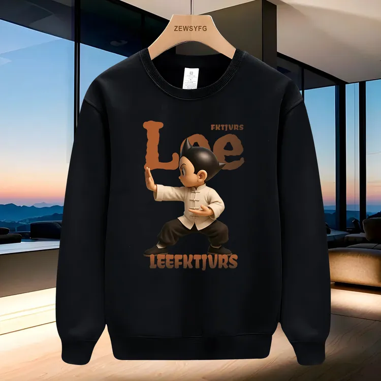 秋冬季高档潮牌套头卫衣青年男女款潮流百搭长袖男士休闲圆领上衣