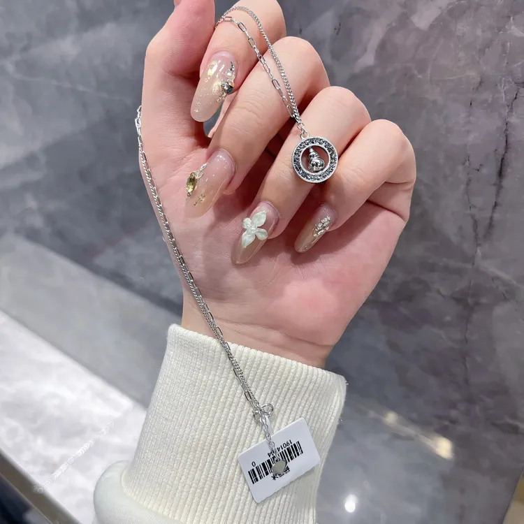 pt950 铂首饰 圆葫芦套链