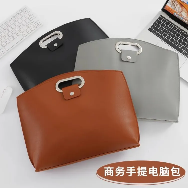 苹果ipad平板收纳大容量手提包上班女防水高级感14寸笔记本电脑包