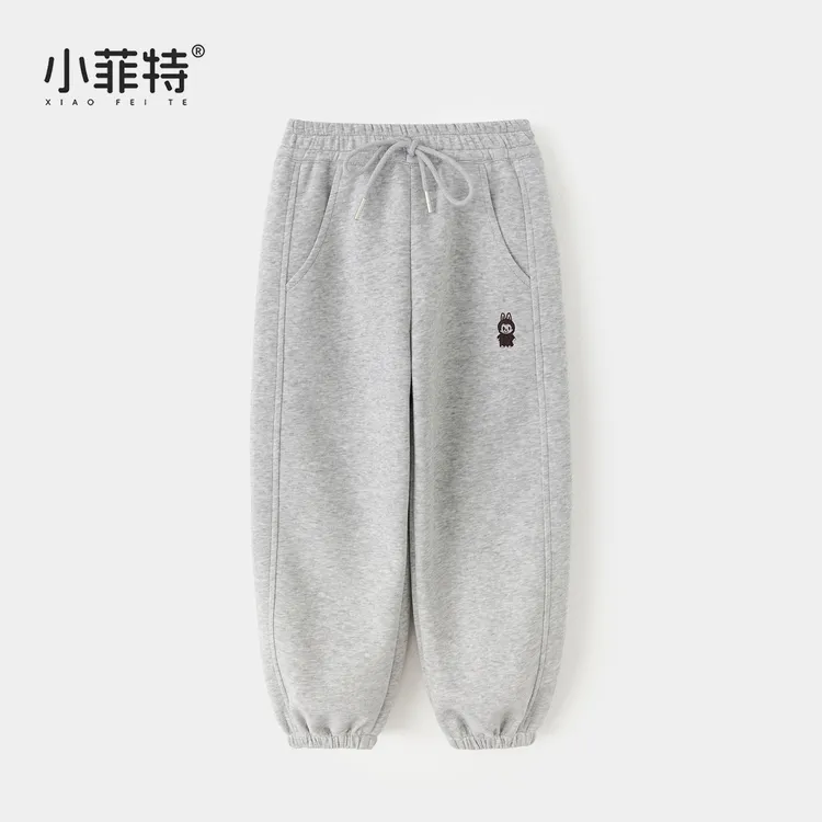 小菲特女童秋装2025新款卫裤中大童休闲长裤儿童束脚裤HNKQ52442