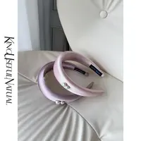 KUN【夜樱甜梦】 美的具像化 高颅顶法式珍珠缎面发箍