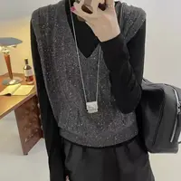 【公主屋现货】爆闪针织马甲970665