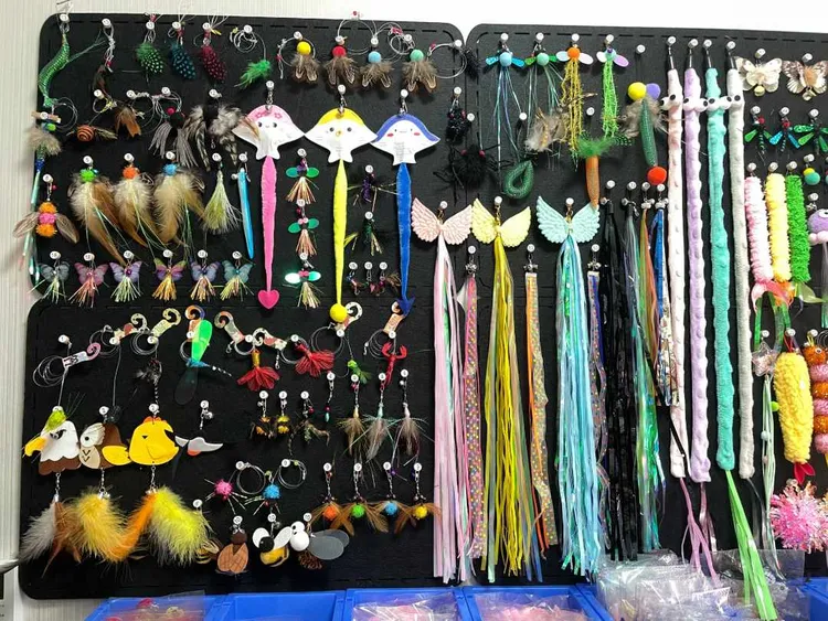 【替换头单品包邮区】猫咪玩具逗猫棒替换头仿生虫子昆虫羽毛蚊子