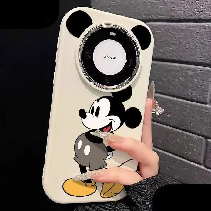 可爱米奇适用华为mate70pro手机壳卡通情侣网红高级感pura80pro潮