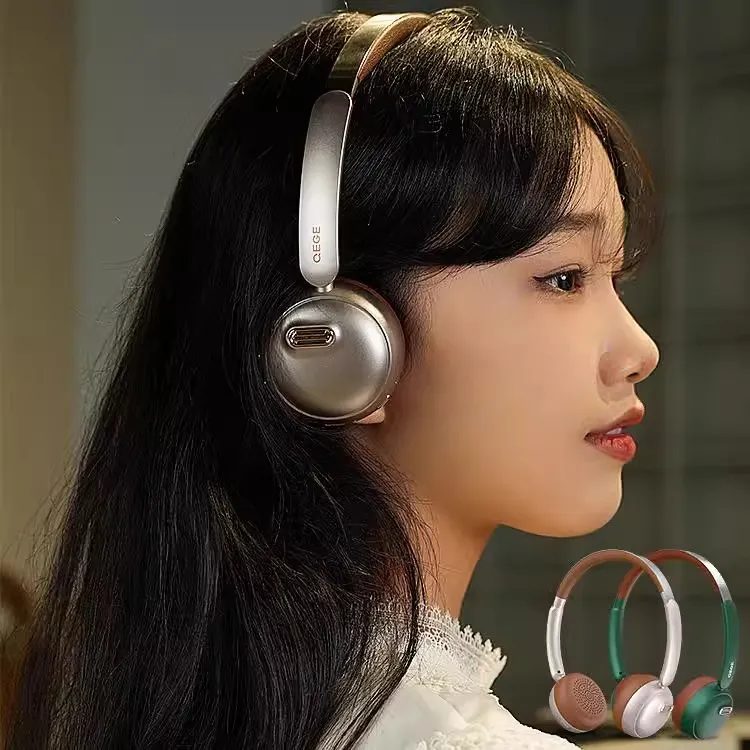 硕美科F1复古蓝牙耳机街拍穿搭头带式小美德拉巴恩风蓝牙耳麦