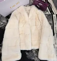 【雅乔定制】雪山来信 高档进口懒兔毛皮草外套女秋冬DYDD-25070079