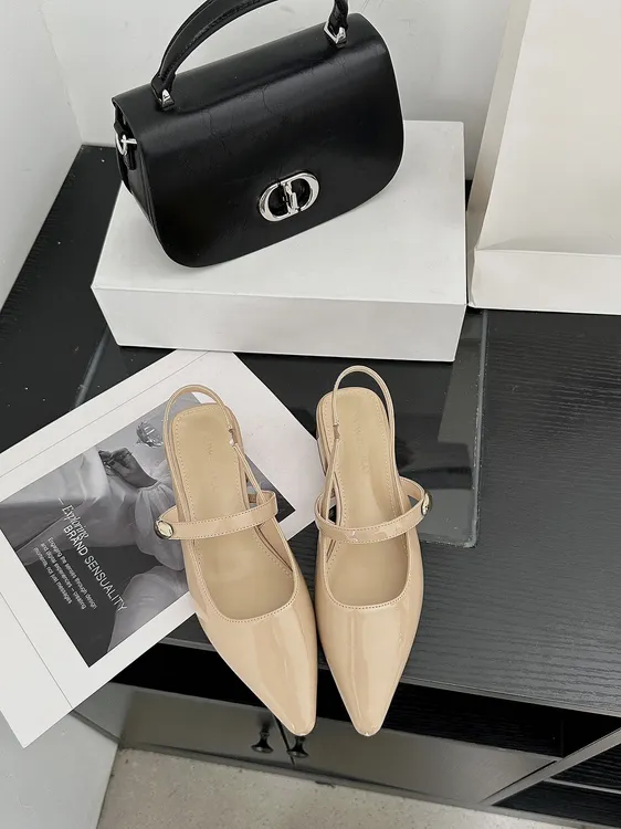 尖头包头单鞋性感风外穿高跟鞋