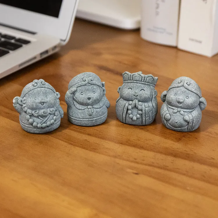 中国风西游记师徒四人桌面小摆件茶桌茶宠装饰品鱼缸造景创意礼品