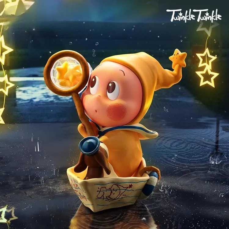 123!星星人系列盲盒手办时尚潮玩可爱礼品摆件娃