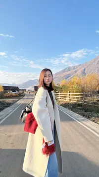 【丽姐女装】天鹅大衣｜绒感柔韧 优雅大气双面尼大衣W0571