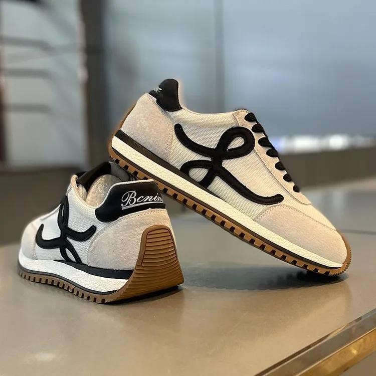 【香港QXWB&Shoes官方正品】复古阿甘鞋男士秋季布面透气休闲运动鞋