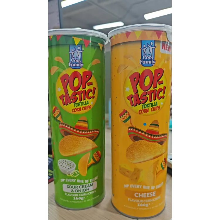 【到期2025-10-14】盼盼POP-TASTIC薯片160g*6