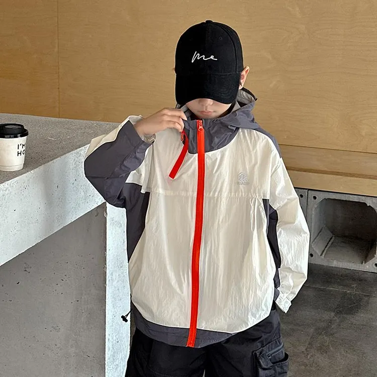 童装男童夏装防晒衣外套2025新款儿童中大童夏季薄款防晒服夏款潮