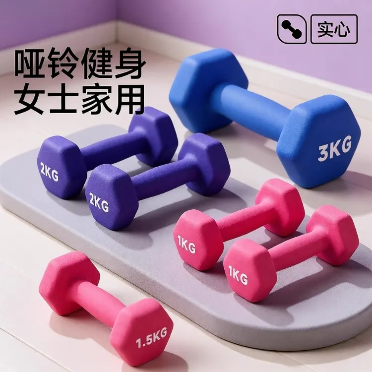 男女家用健身器材实心铸铁专业小巧家用哑铃男士健身家用