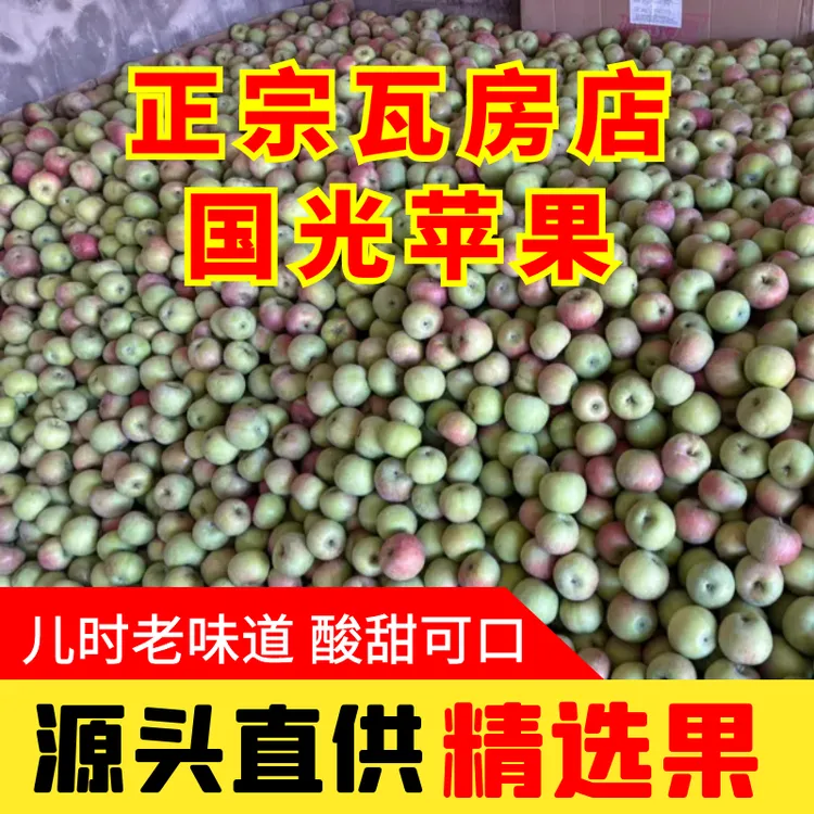 正宗辽南小国光苹果新鲜酸甜小果光当季水果瓦房店产地大连苹果