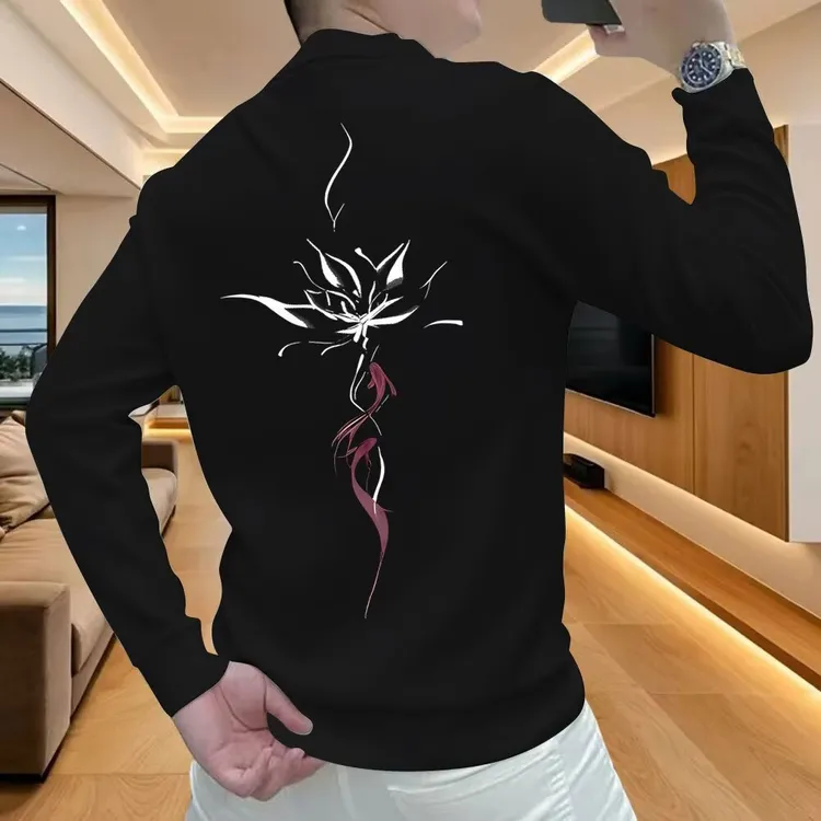 重磅圆领卫衣男美式2025新款冬季男生长袖透气卫衣男士休闲上衣