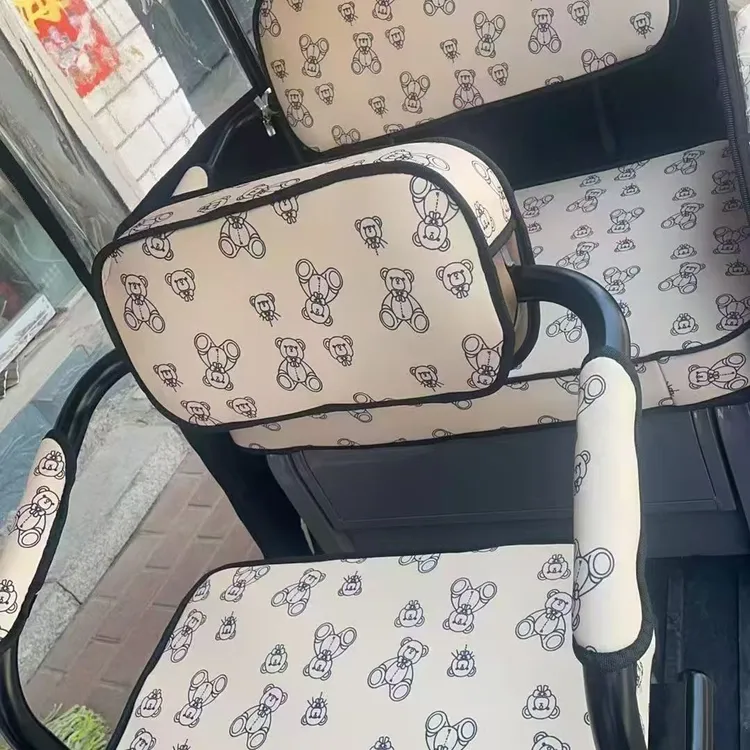 休闲通用座套防水防晒加厚透气四季金彭电动三轮车内饰装扮
