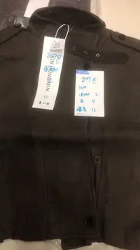 207区937藏青色立领短款女士外套