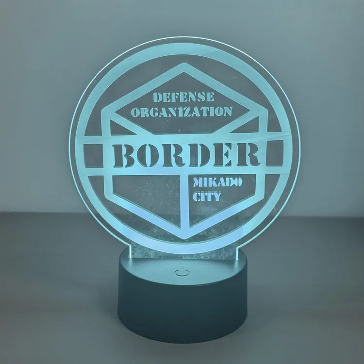 简约风小夜灯简约笔筒装饰灯可爱风光控式床头灯玻璃