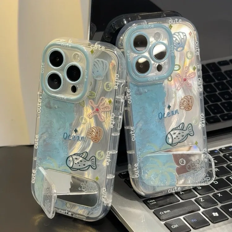 海洋世界适用苹果iphone小米15/14/13pro防摔vivo华为oppo手机壳