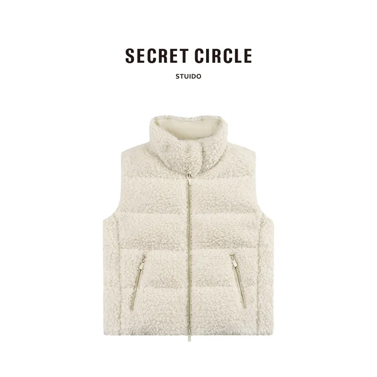 【楚铃专属】· 秋冬时尚立领显瘦无袖马甲D2671