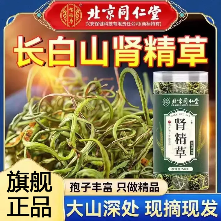 【旗舰正品】北京同仁堂肾精草长白山正宗黄金草化石草东北嗷嗷叫